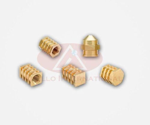 Metal Brass Roto Inserts, For Electrical Fittings, Machinery, Grade : AISI, ASTM, DIN