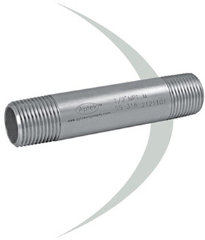 Polished Long Pipe Nipple, For Light Red, Size : 2inch