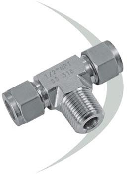 High Pressure Stainless Steel Male Branch Tee, For Gas Fitting, Size : 1.1/2inch, 1.1/4inch