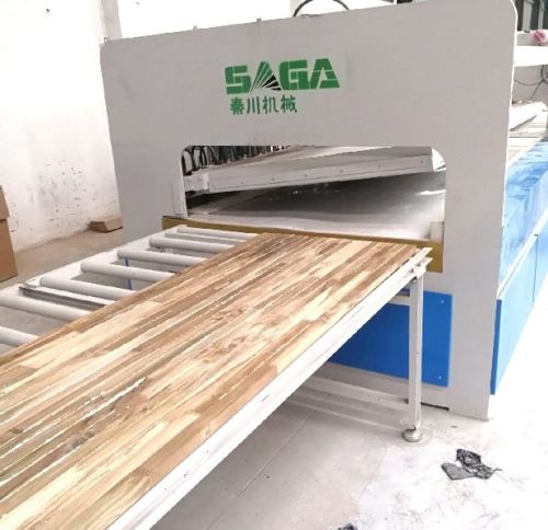Finger Joint Panels Edge Gluing Hot Press Machine