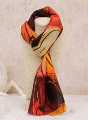 Printed Silk Stoles, Feature : Anti-Wrinkle, Comfortable, Easily Washable