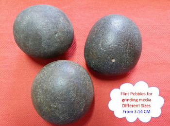 Natural Stone Flint Pebbles, Packaging Type : Gray