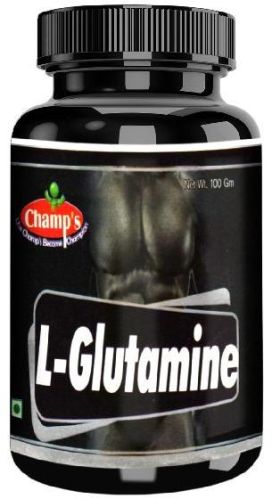 Champs Nutrition L-Glutamine (100gm), Form : Powder