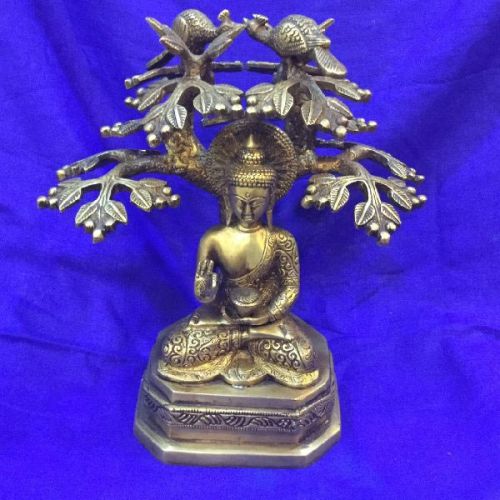 Brass Amoghshiddhi Buddha Statue, Brand Name : Asthamangal Handicraft