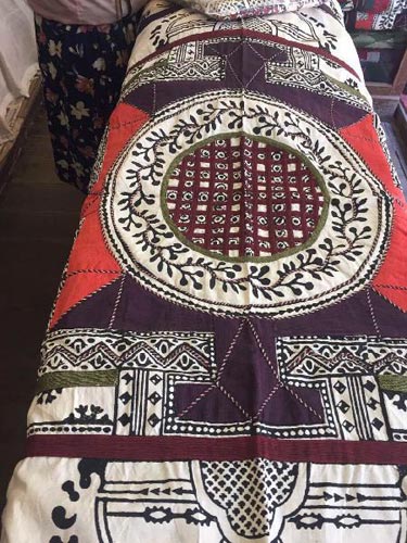 Checked Cotton Mandala Tablecloth Multisizes