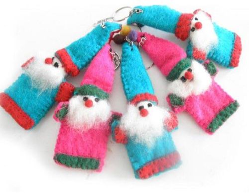 Felted Felt Keychain, Brand Name : Asthamangal Handicraft