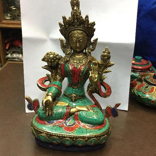 Green Tara Statue