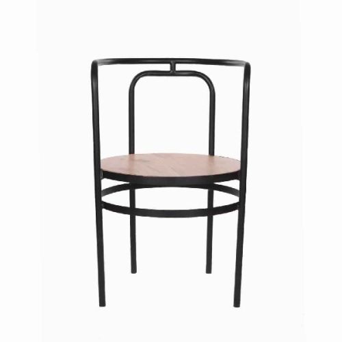 Iron Round Chair, Color : Natural