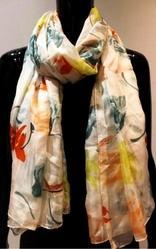 Printed Ladies Silk Scarves, Style : Modern