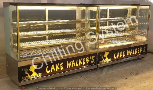 Electric Sweets Display Counter 05, Color : Silver
