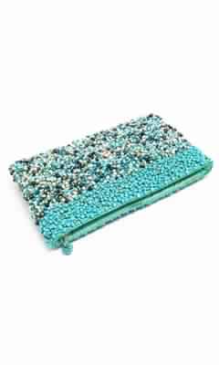 Bead Embroidered Clutch Bag