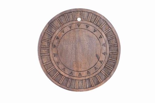 MANGO WOODEN + MARBLE Round Chopping Board