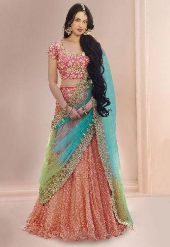 Net Lehenga (PT-281), Feature : Breathable, Eco Friendly