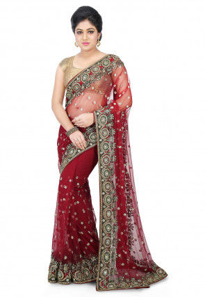 Net Saree (PT-155), Occasion : Party Wear