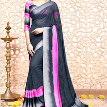 NEW SATIN PATTY SARI, Age Group : Adults
