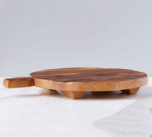 Round Wooden Serving Chopping Board