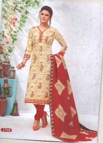 Baa Creation Cotton Printed Dress Materials, Occasion : Casual Wear, Party Wear