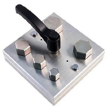 Manual Disc Cutter Hexagonal Shape, Size : 11mm/15mm/18mm/22mm/25mm