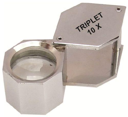 Eye Loupe Hexagonal 18mm 20x, Color : Chrome Finish