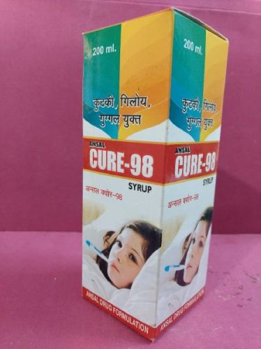 Cure-98 Syrup, Packaging Type : Plastic Bottle