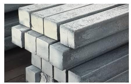 Square Mild Steel Billets, For Industry, Color : Grey