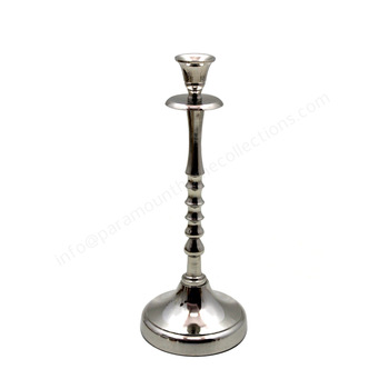 Aluminium Wedding Candle Holder Stand, For Home Decorations, Bars Etc, Size : 12 X 12 X 32 Cm