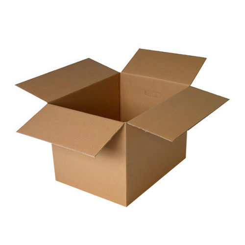 Cardboard Plain Corrugated Box, For Food Packaging, Color : Brown