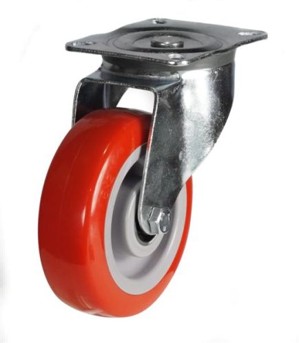 Round MS Castor Wheels, For Stool, Tables, Load Capacity : 100-200kg, 200-300kg, 300-400kg