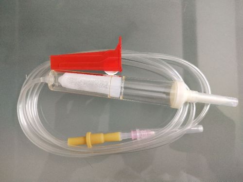 ATPL BT GEM Blood Transfusion Set Non Vented / Long Chamber / Latex Bulb