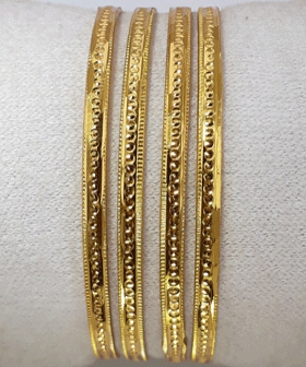 Polished Printed Metal New Maxico Bangles, Packaging Type : Kraft Paper Box