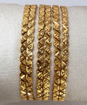 Polished Printed Brass Traditional Bangles, Style : Jewellery