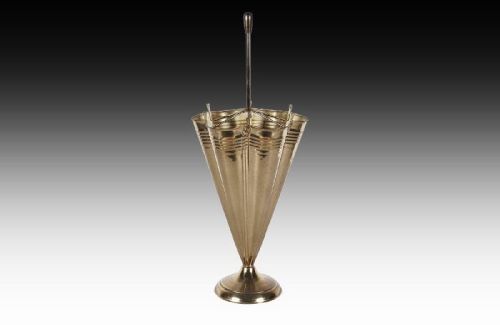 Polished Brass Umbrella Stand, For Home, Library, Offices, School, Packaging Type : Cartoon Box, Thermocol Box