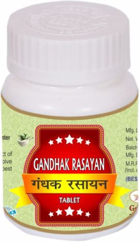 Gandhak Rasayan Tablets, Packaging Size : (60 Tab)