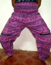 Boho Hippie Baggy Gypsy Harem, Technics : Printed