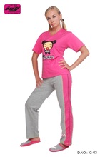 Knitted Womens Sleepwear Pajamas, Size : M-L-XL-XXL