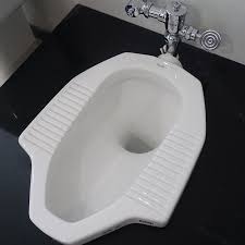 Ceramic Squatting Pan & Urinal, Color : White