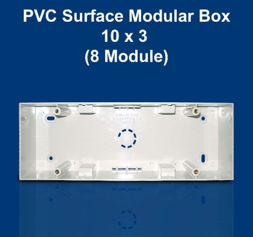 10 X 3 PVC Surface Modular Box