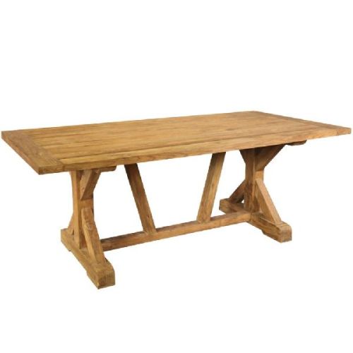 Trestle Base Large Dining Table, For Home Furniture