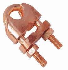 Copper Earthing Clamps, For Electrical Use, Color : Metallic