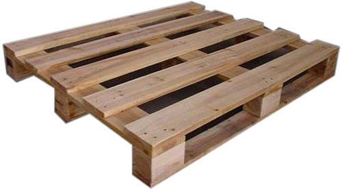 Rectangular Neem Wood Pallets, Color : Brown