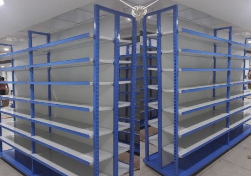 Coated MS Racks, Color : Blue