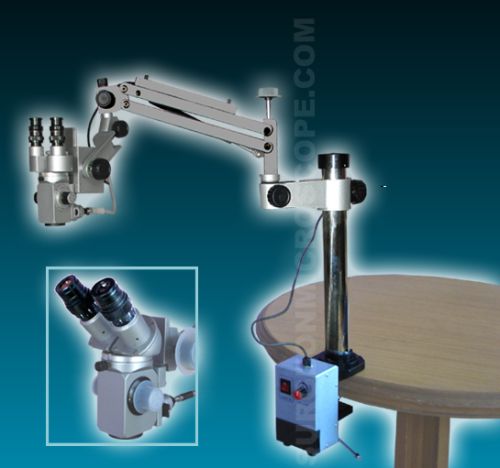 Portable Dental & ENT Microscope With Direct Halogen Light