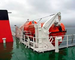 Gravity Luffing Arm Type Davit