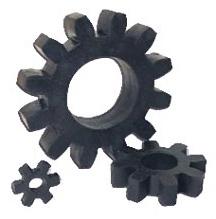 Rubber Star Coupling, Color : Black