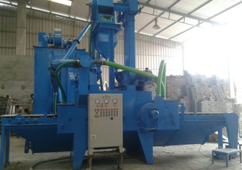 Conveyor Type Shot Blasting Machine, For Foundry, Forge Shops, Automobile, Voltage : 380V