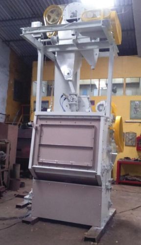 Manual Electric Tumblast Shot Blasting Machine, For Industrial, Voltage : 380V, 440 V