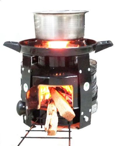 Graminheet Biomass Cook Stove Regular, Color : Black