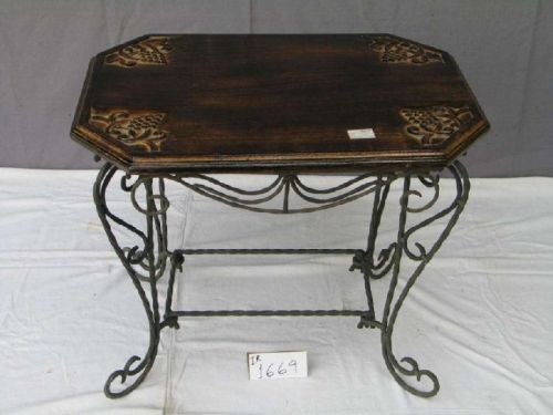 Rectangular Polished Wooden and Iron Furniture, Feature : Attractive Designs, High Strength, Quality Tested