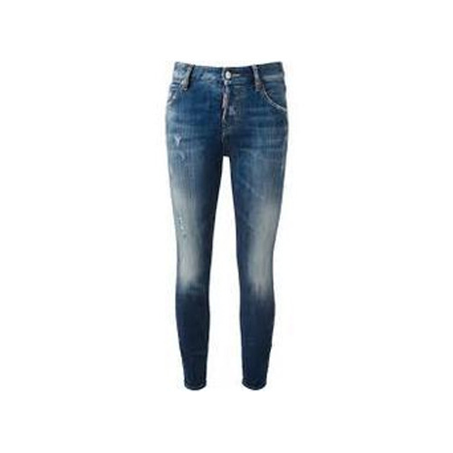 Plain Denim Ladies Regular Fit Jeans, Technics : Handloom