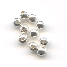 Non Polished Plain Silver Beads, Packaging Type : Paper Box, Plastic Box, Wooden Box